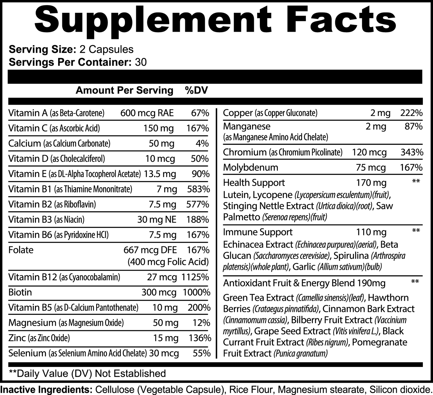 HARD LINE Complete Multivitamin